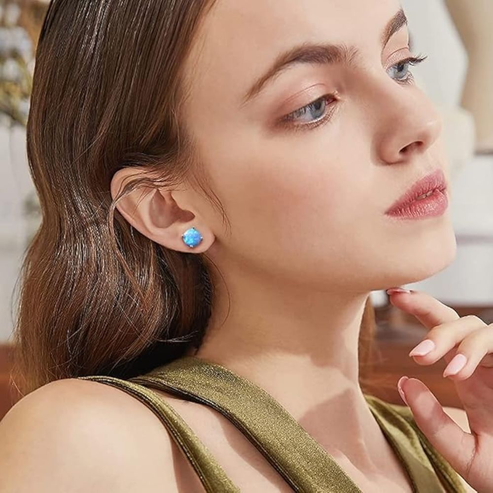 'Opal Stud' Ohrringe für Damen