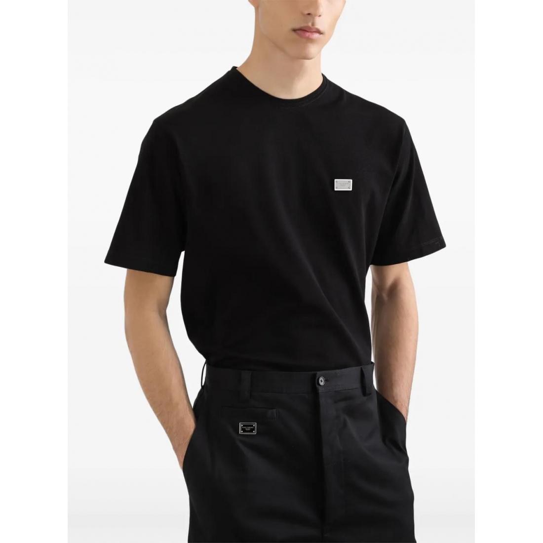 Men's 'Logo-Plaque' T-Shirt