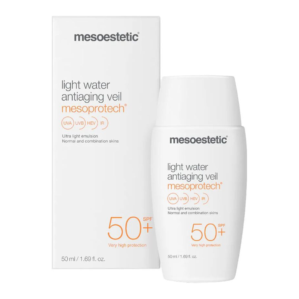 Crème solaire 'Mesoprotech Light Water Antiaging Veil 50+' - 50 ml
