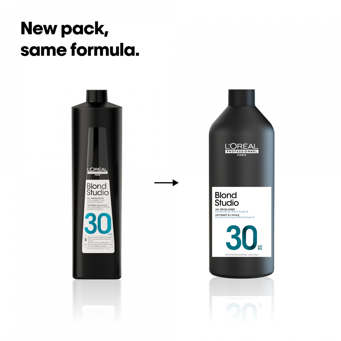 Poudre éclaircissante pour cheveux 'Blond Studio Oil Developer 30Vol' - 1 L