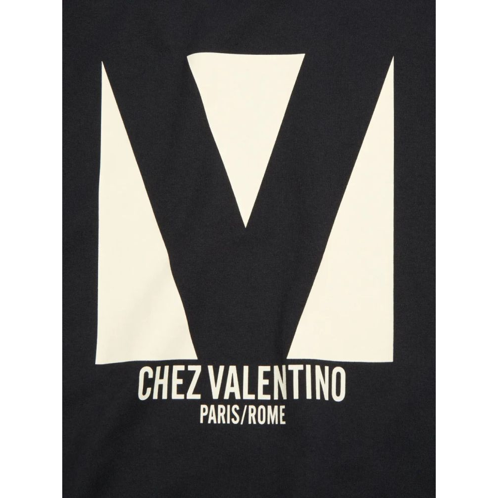 Women's 'Chez Valentino-Print' T-Shirt