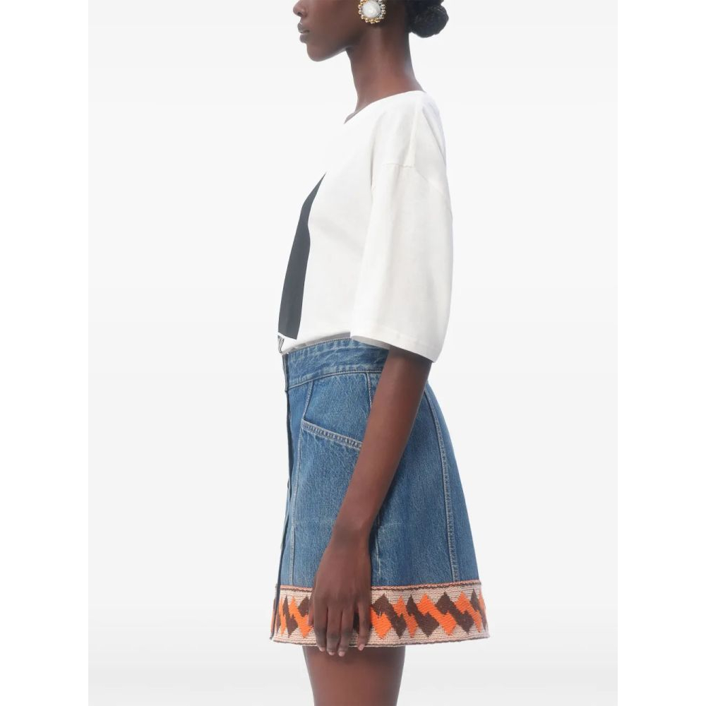 Women's 'Chez Valentino-Print' T-Shirt