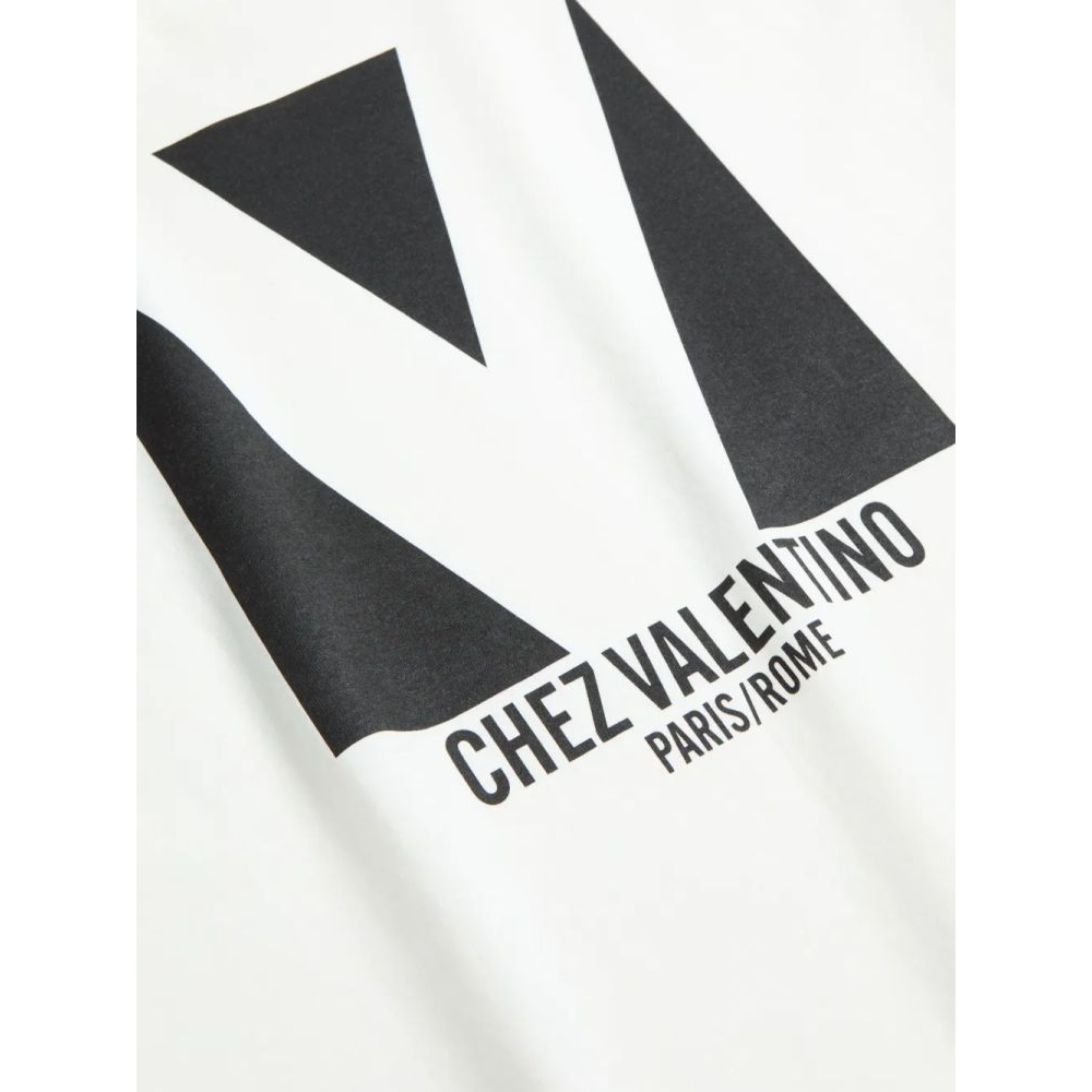 Women's 'Chez Valentino-Print' T-Shirt