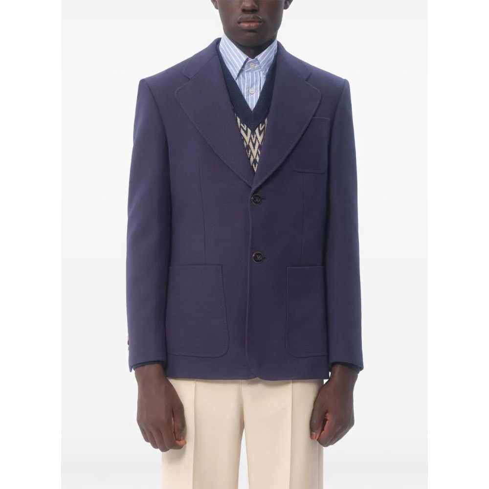 Veste 'Single-Breasted Gabardine' pour Hommes