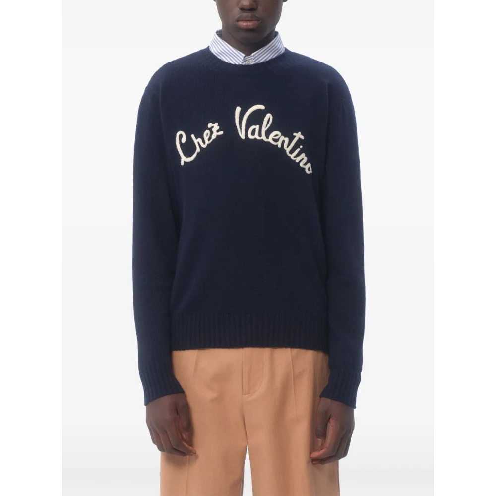 Pull 'Chez Valentino-Embroidered' pour Hommes