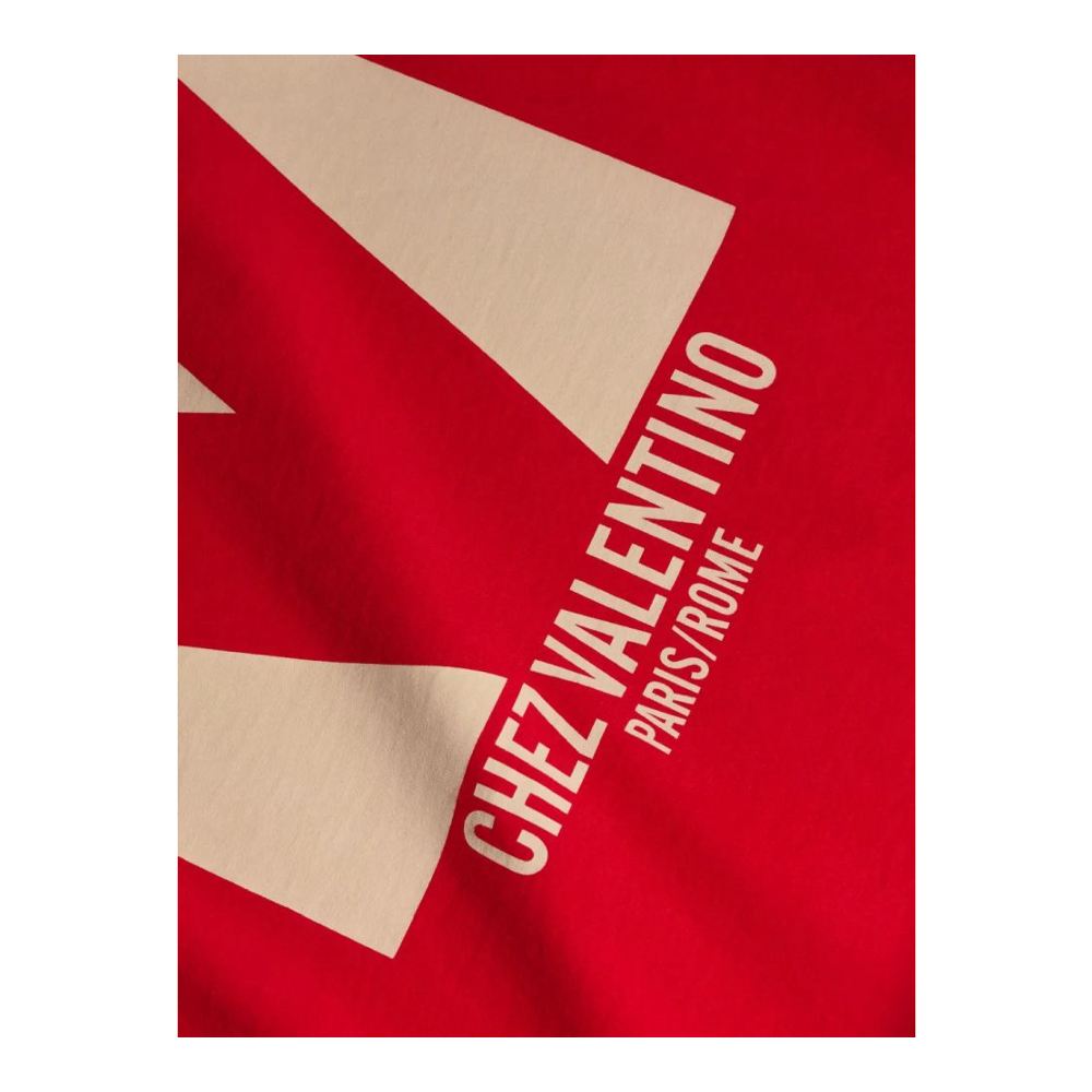 Men's 'Chez Valentino-Print' T-Shirt