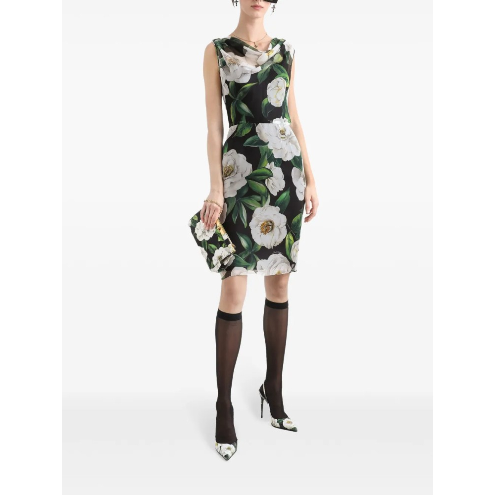 Robe mini 'Floral-Print' pour Femmes