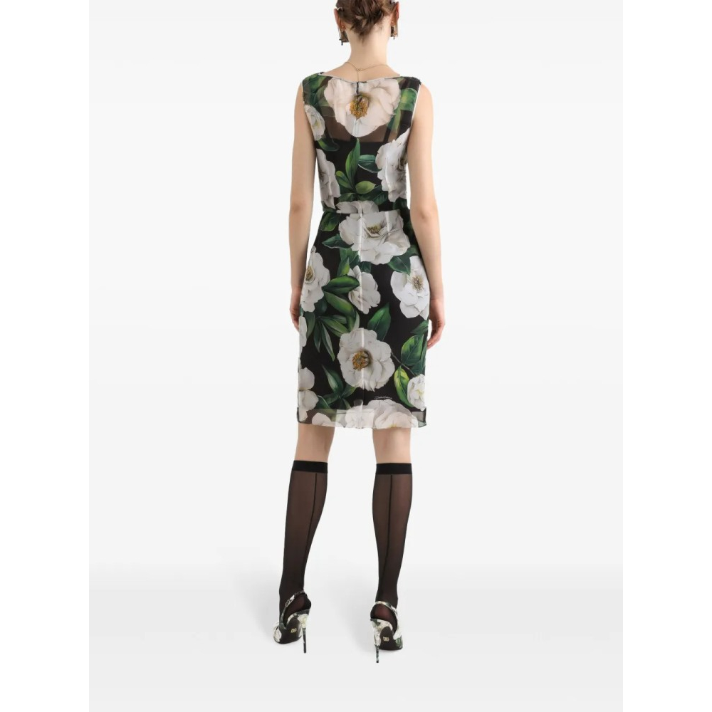 Robe mini 'Floral-Print' pour Femmes