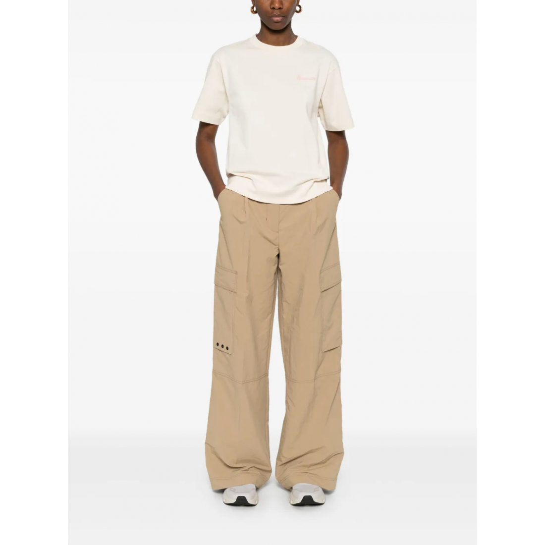 T-shirt 'Logo-Embossed' pour Femmes