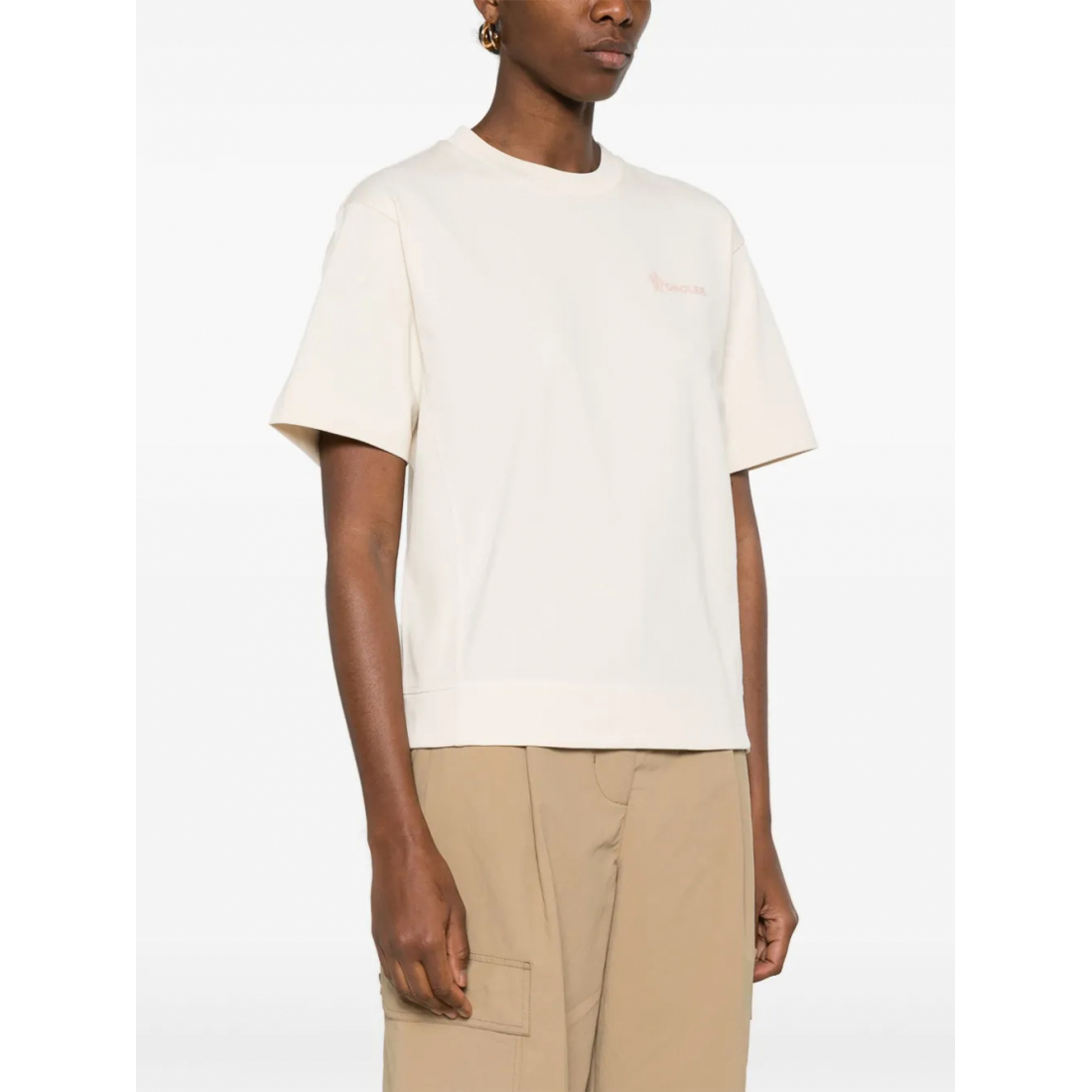 T-shirt 'Logo-Embossed' pour Femmes