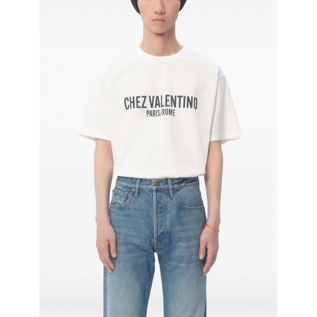 Men's 'Chez Valentino-Print' T-Shirt