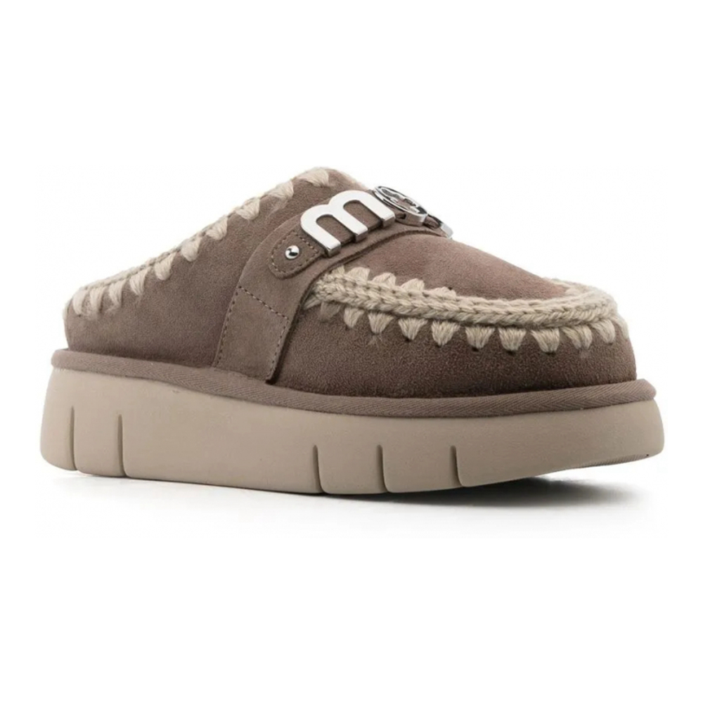 Mules à talon 'Decorative-Stitch' pour Femmes