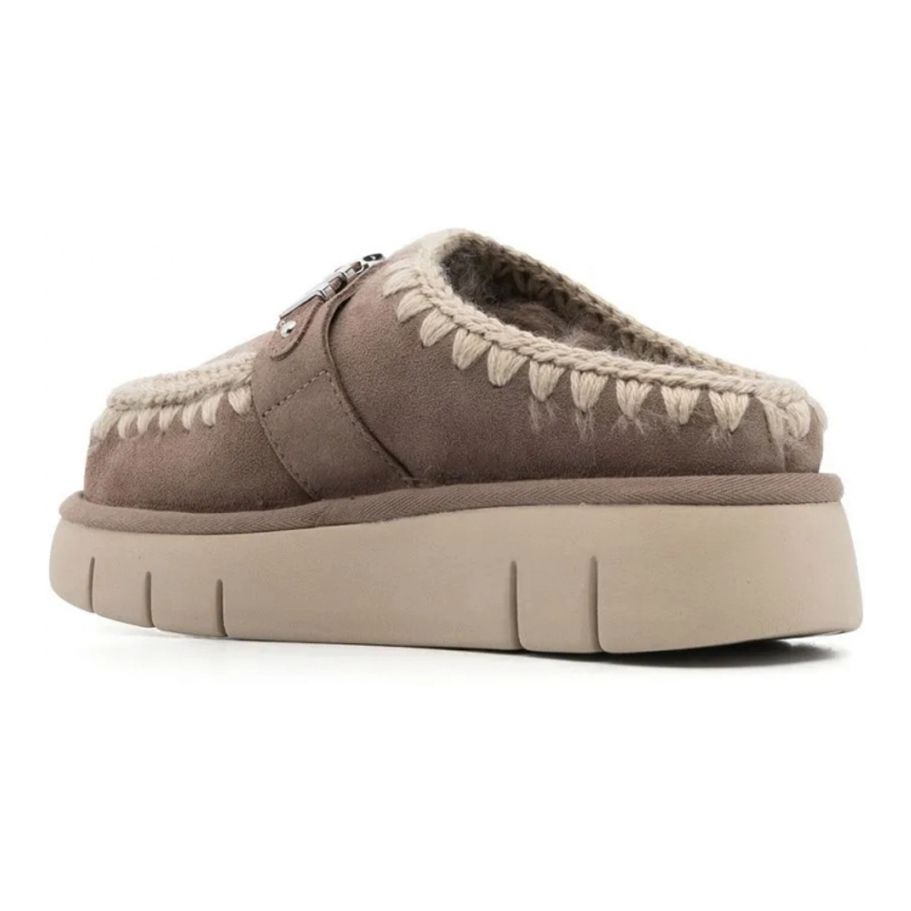 Mules à talon 'Decorative-Stitch' pour Femmes