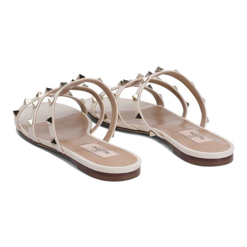 Sandales plates 'Garavani Rockstud Slip-On' pour Femmes