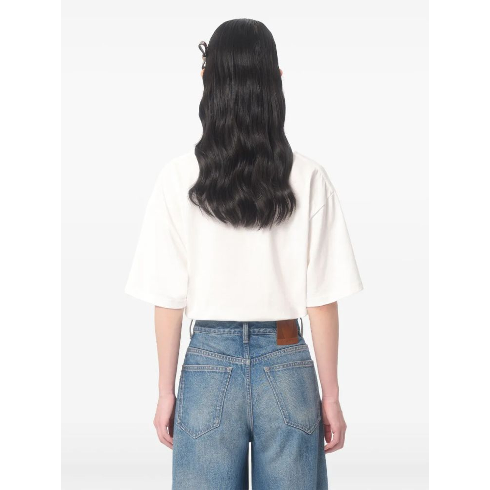 Women's 'Chez Valentino-Print' T-Shirt