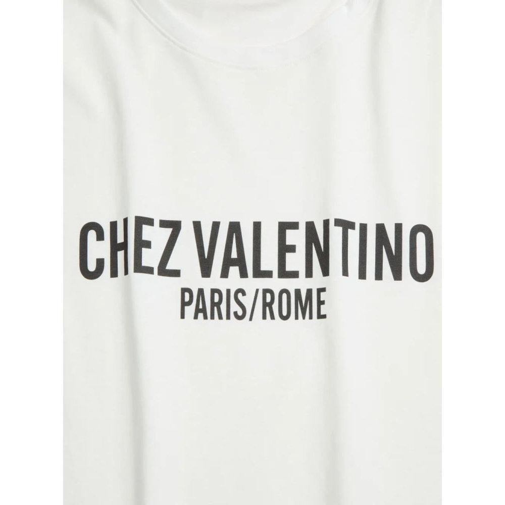Women's 'Chez Valentino-Print' T-Shirt
