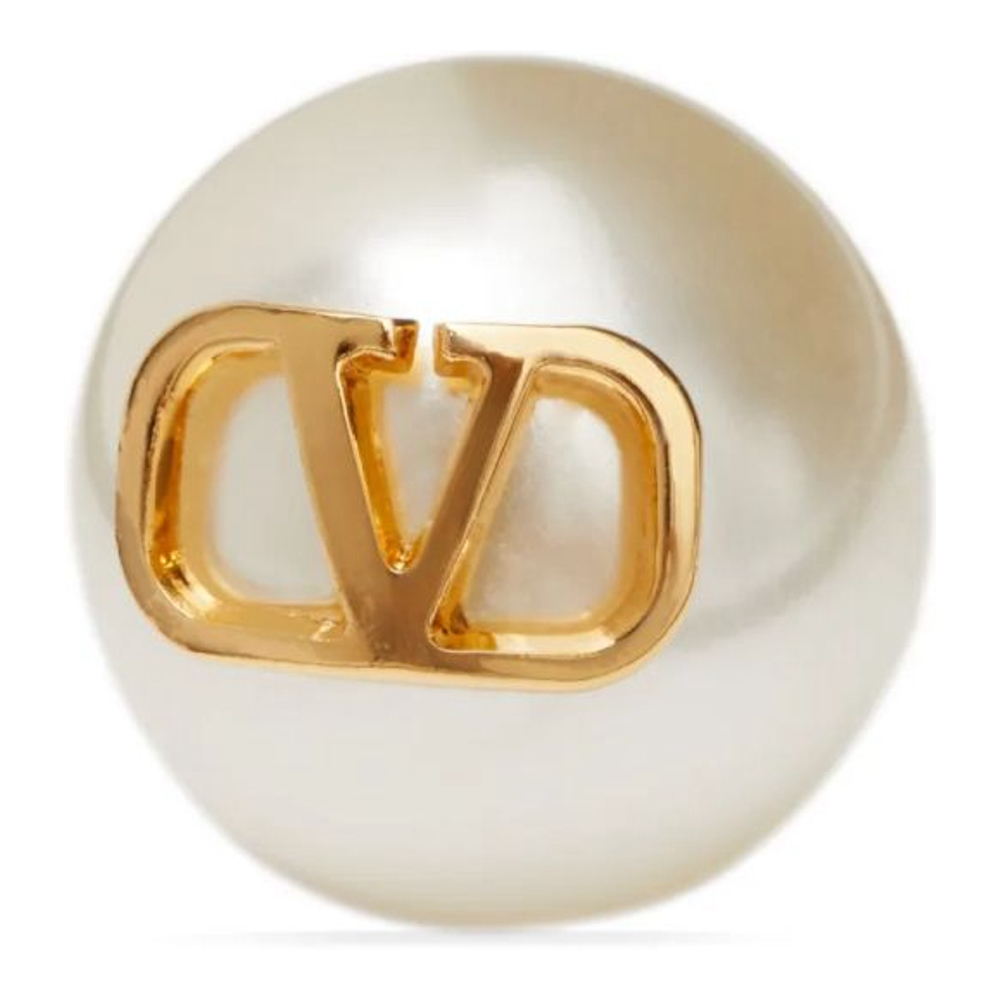 Women's 'VLogo Signature Pearl Stud' Earrings