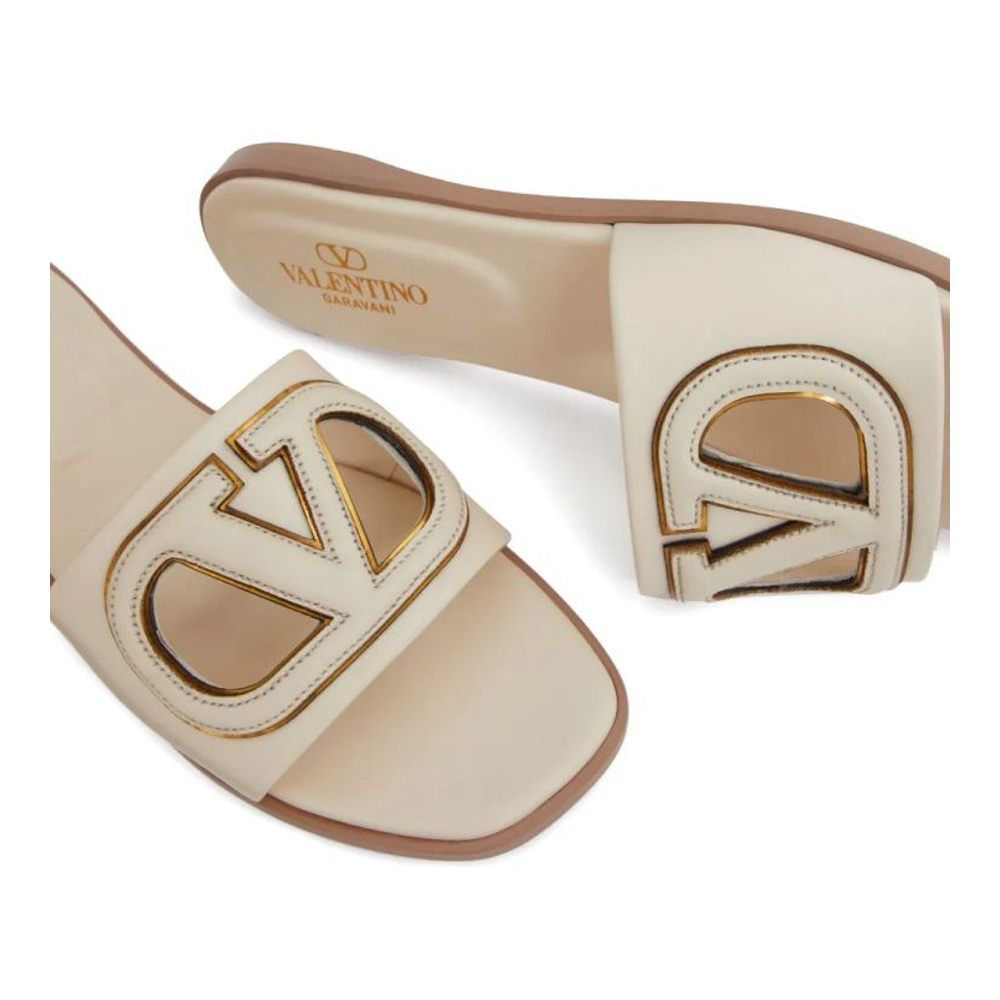 Sandales plates 'VLogo Signature' pour Femmes