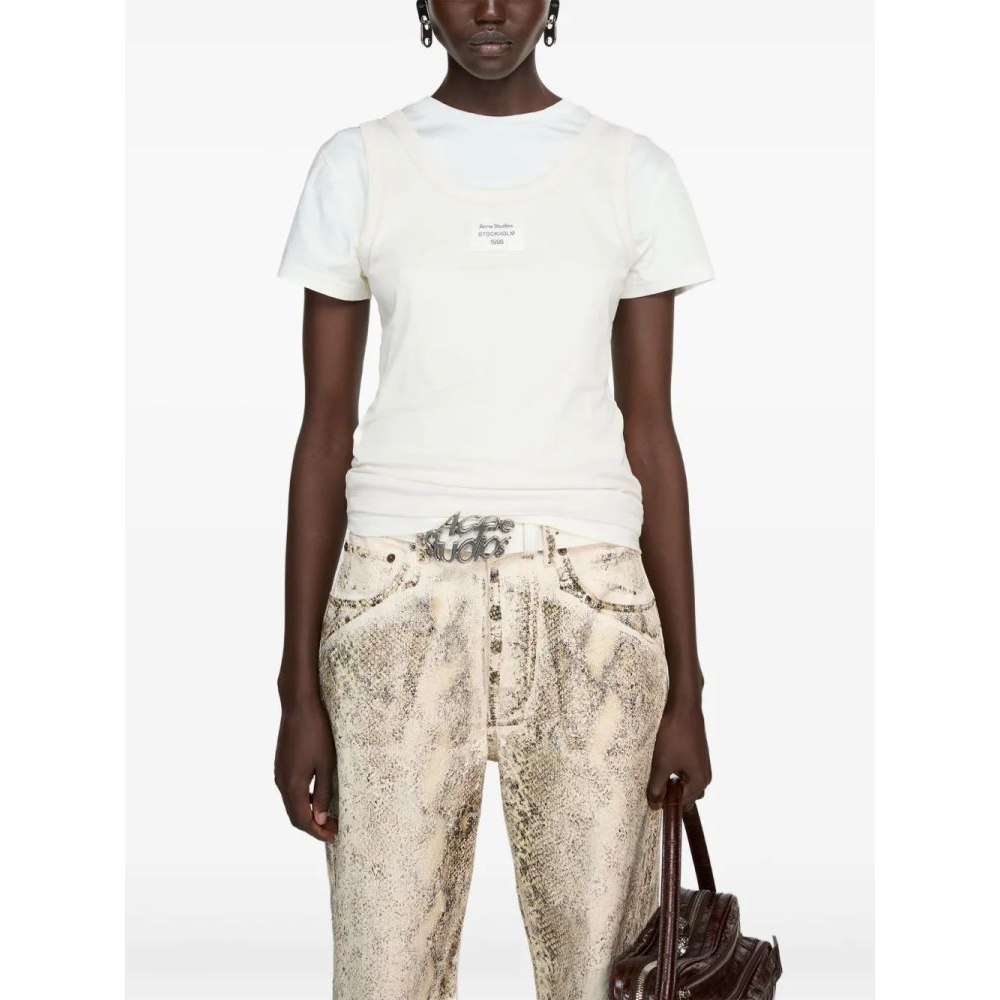 T-shirt 'Logo-Patch' pour Femmes