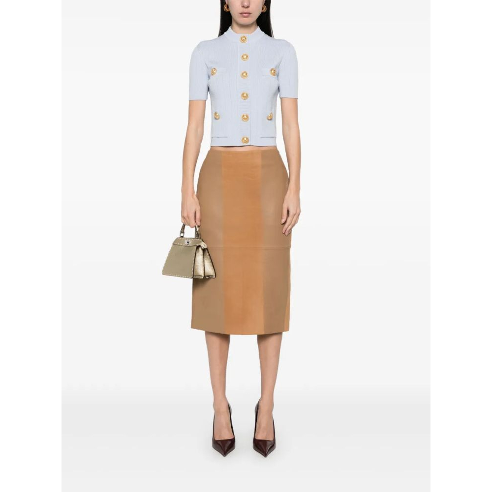 Cardigan à manches courtes 'Knitted' pour Femmes