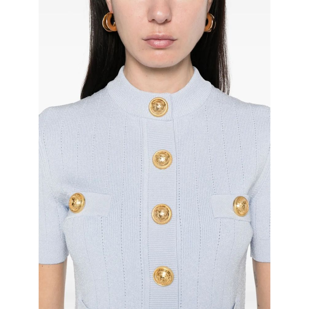 Cardigan à manches courtes 'Knitted' pour Femmes