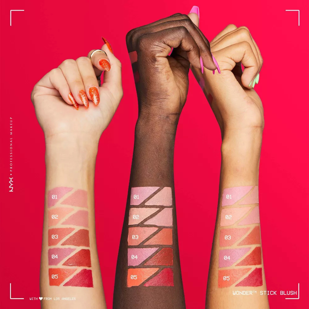 'Wonder Stick' Blush Stick - 05 Bright Amber and Fuchsia 4 g