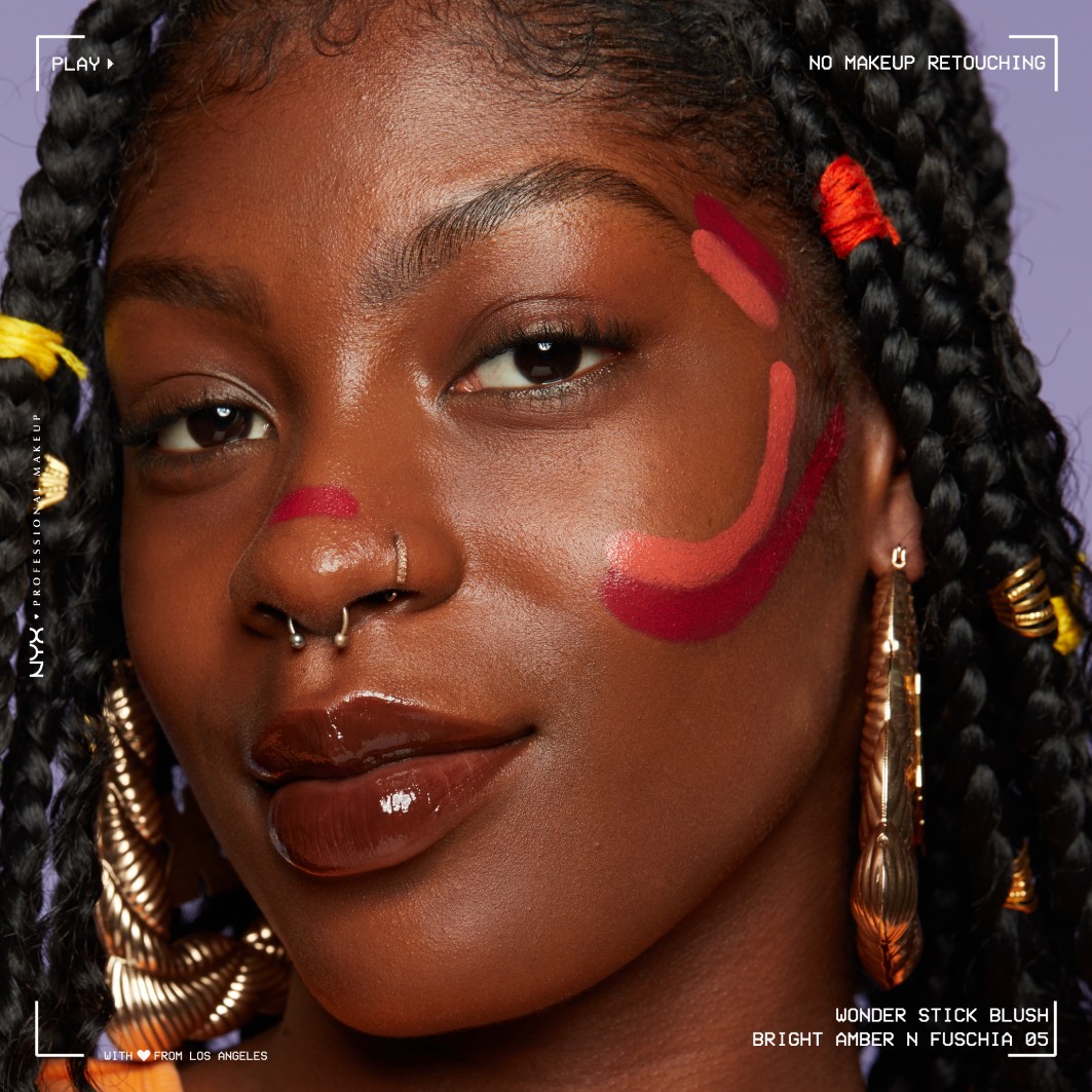 'Wonder Stick' Blush Stick - 05 Bright Amber and Fuchsia 4 g