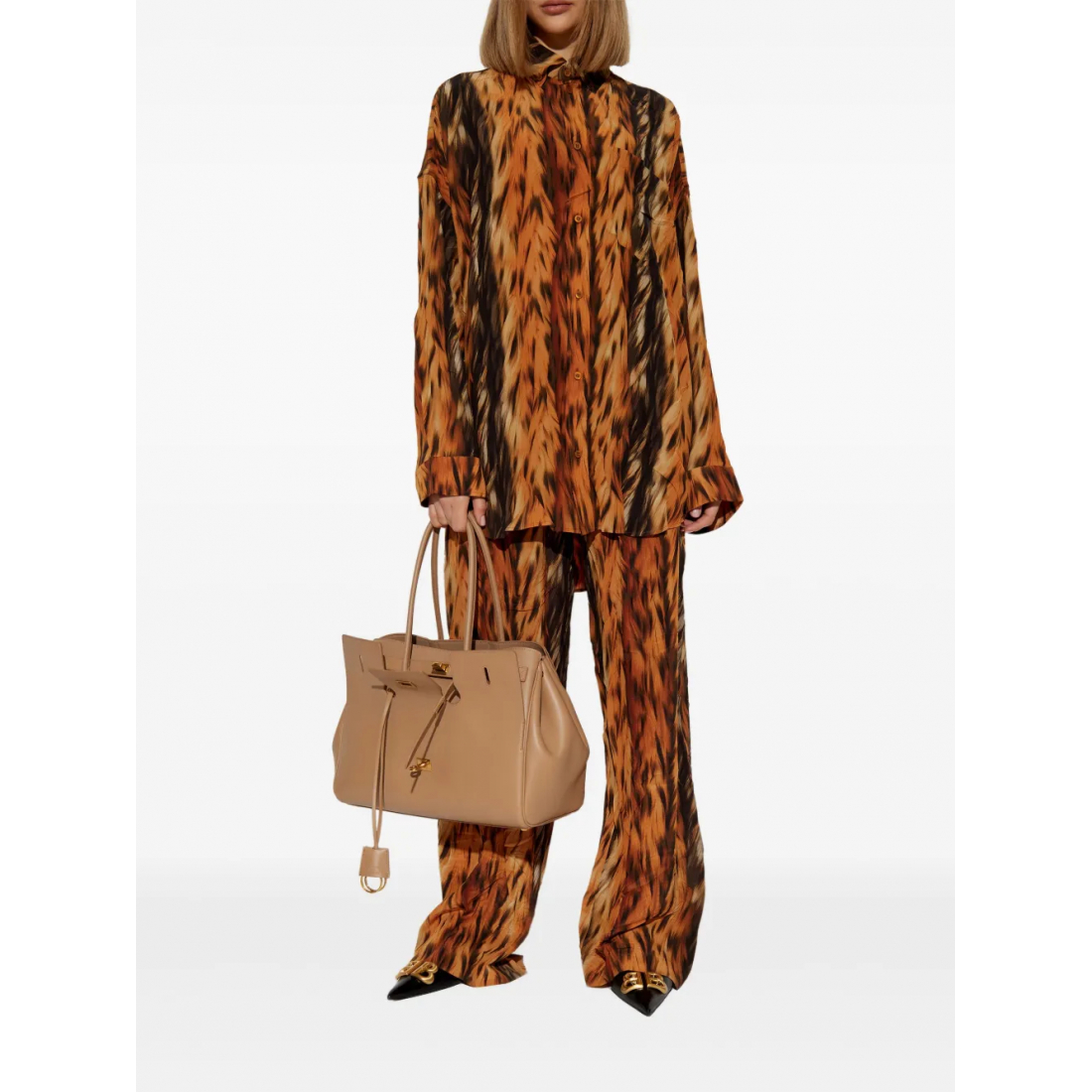 Women's 'Printed Straight' Trousers