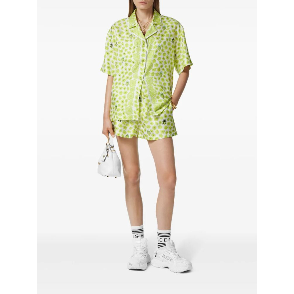 Short 'Floral-Print' pour Femmes