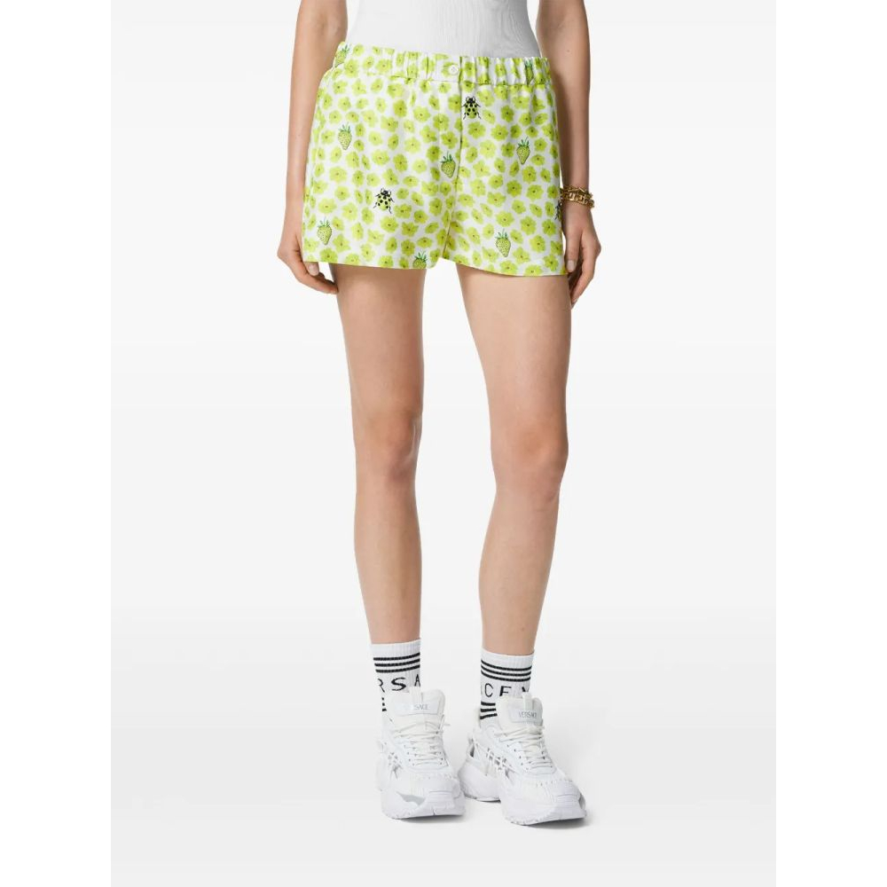 Short 'Floral-Print' pour Femmes