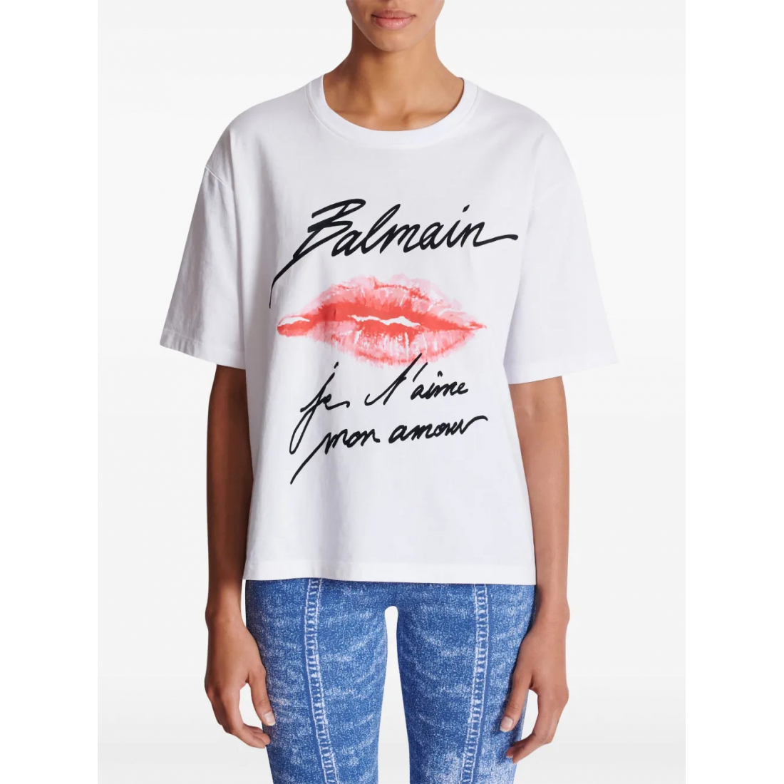 Women's 'Kiss-Print' T-Shirt