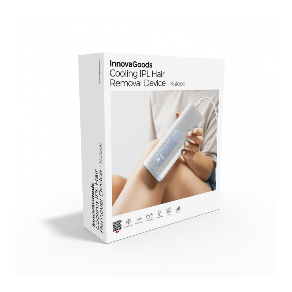 Épilateur à Lumière Pulsée avec Fonction Froid et Accessoires Kulepil