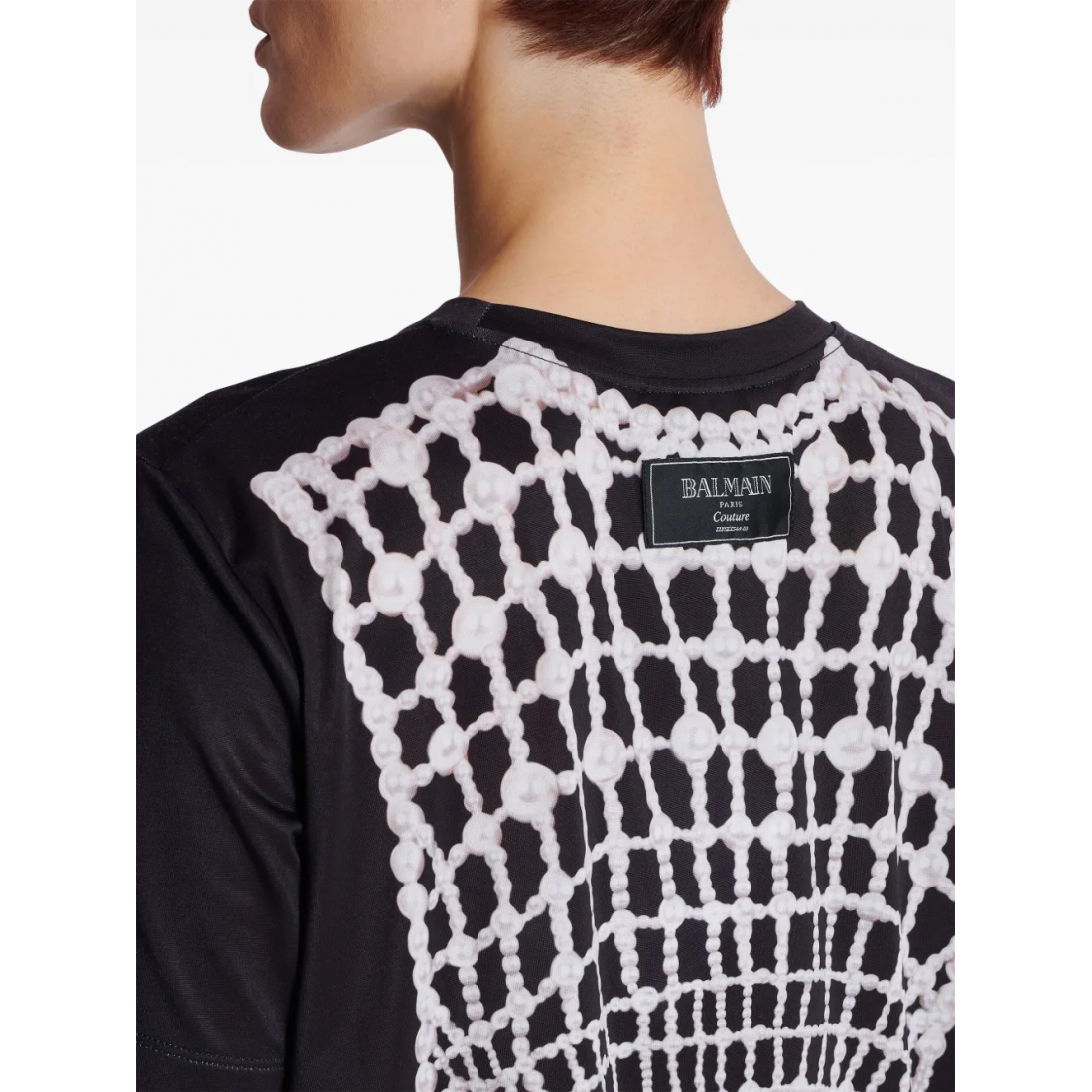 T-shirt 'Trompe L'Oeil-Print' pour Femmes