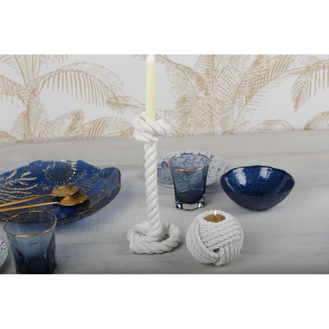 Indigo Blue Soup Bowl