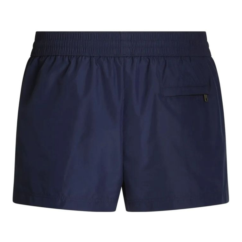 'Logo-Plaque' Badeshorts für Herren