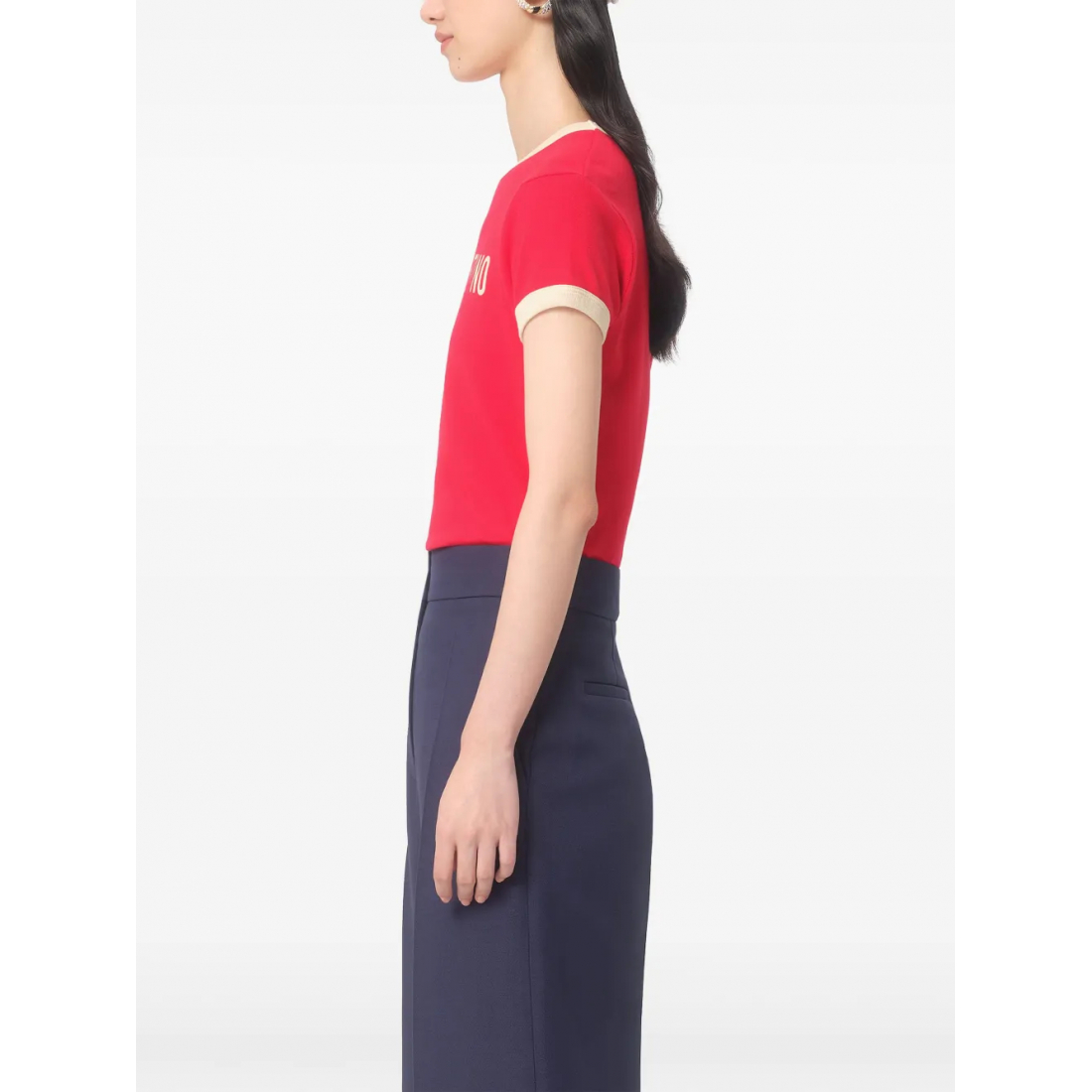 Women's 'Chez Valentino-Print' T-Shirt