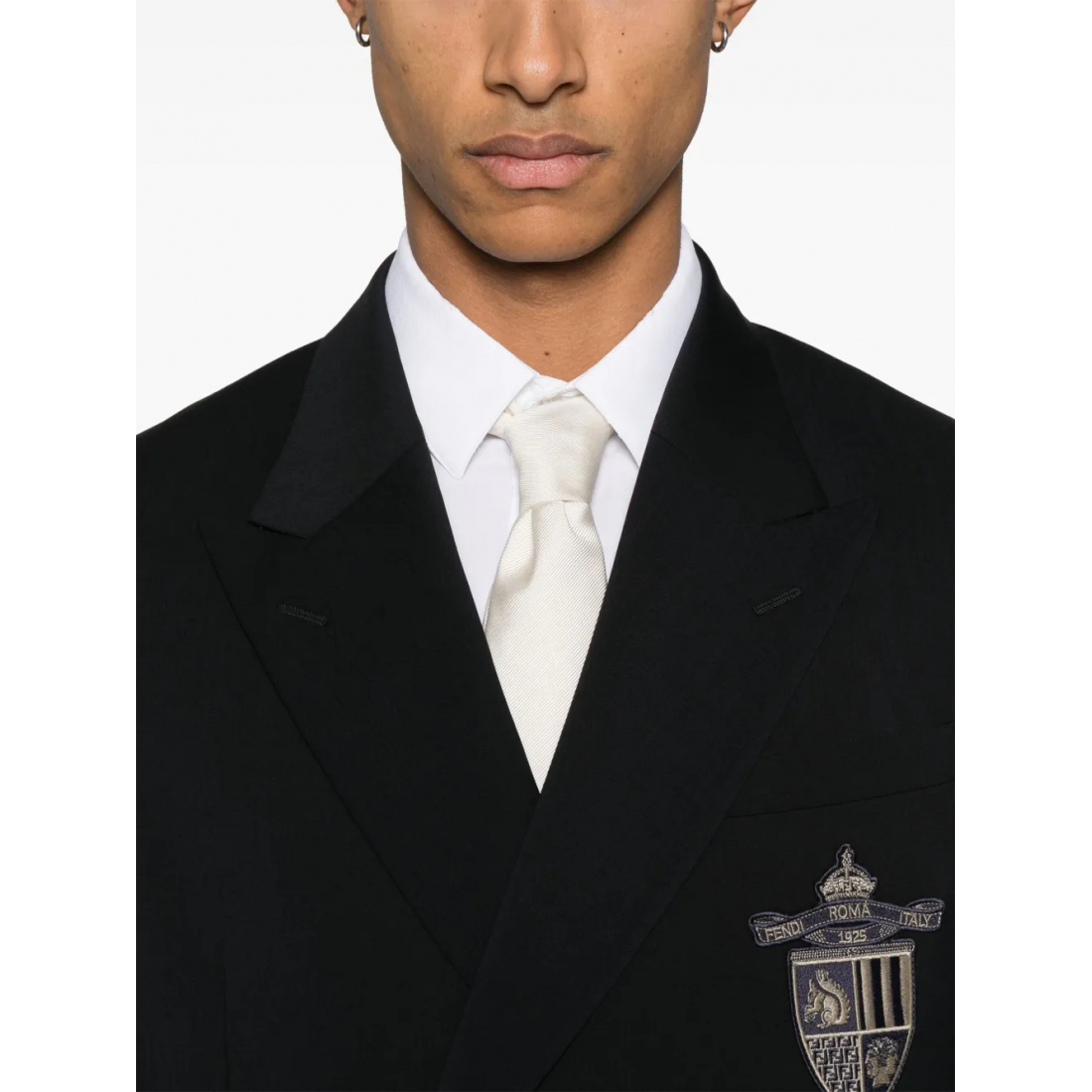 'Patch-Detail' Klassischer Blazer für Herren