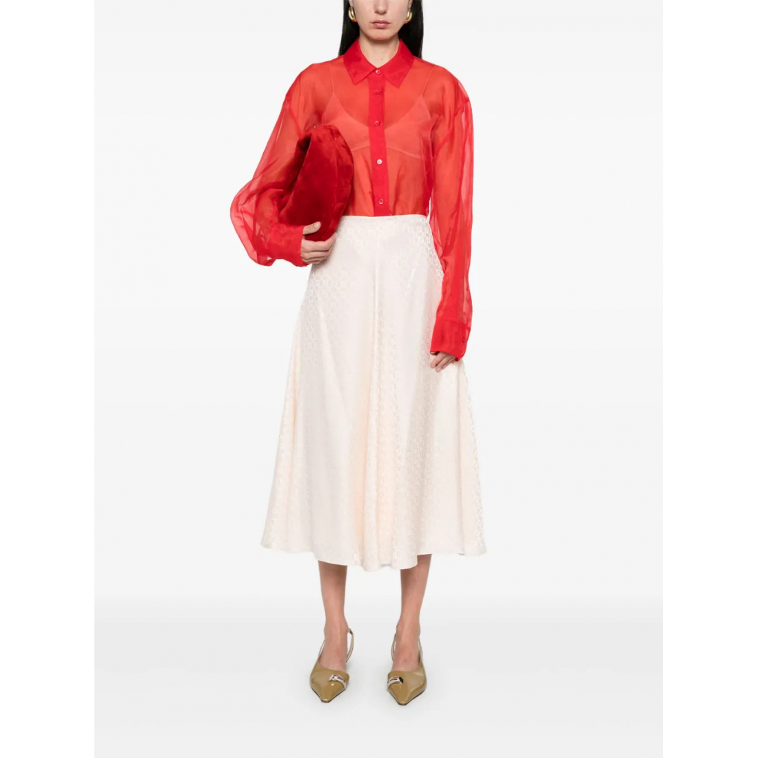 Jupe Midi 'FF' pour Femmes