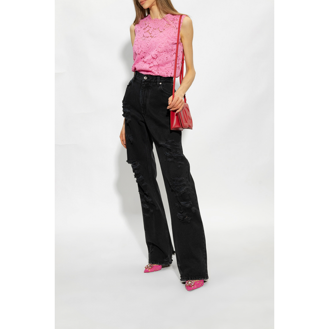 Escarpins 'Lace Stiletto' pour Femmes