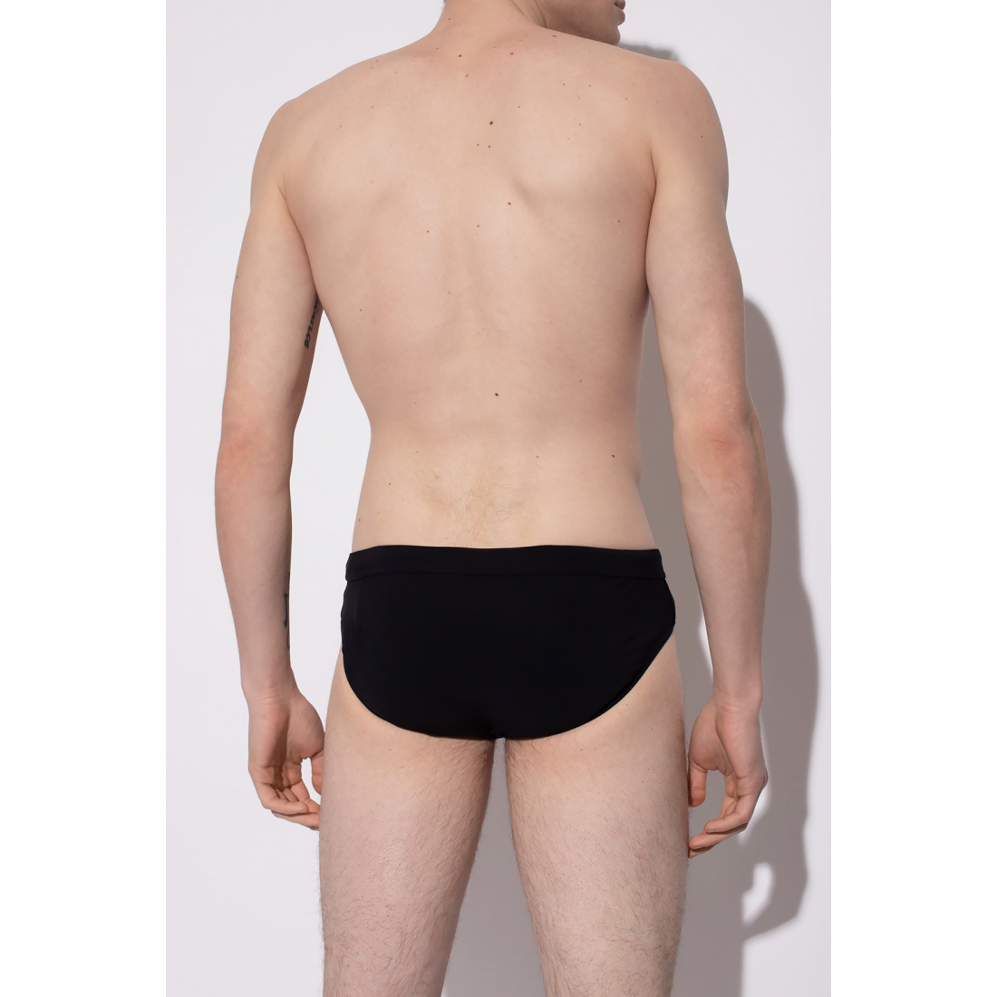 Short de bain 'Logo-Print Drawstring' pour Hommes