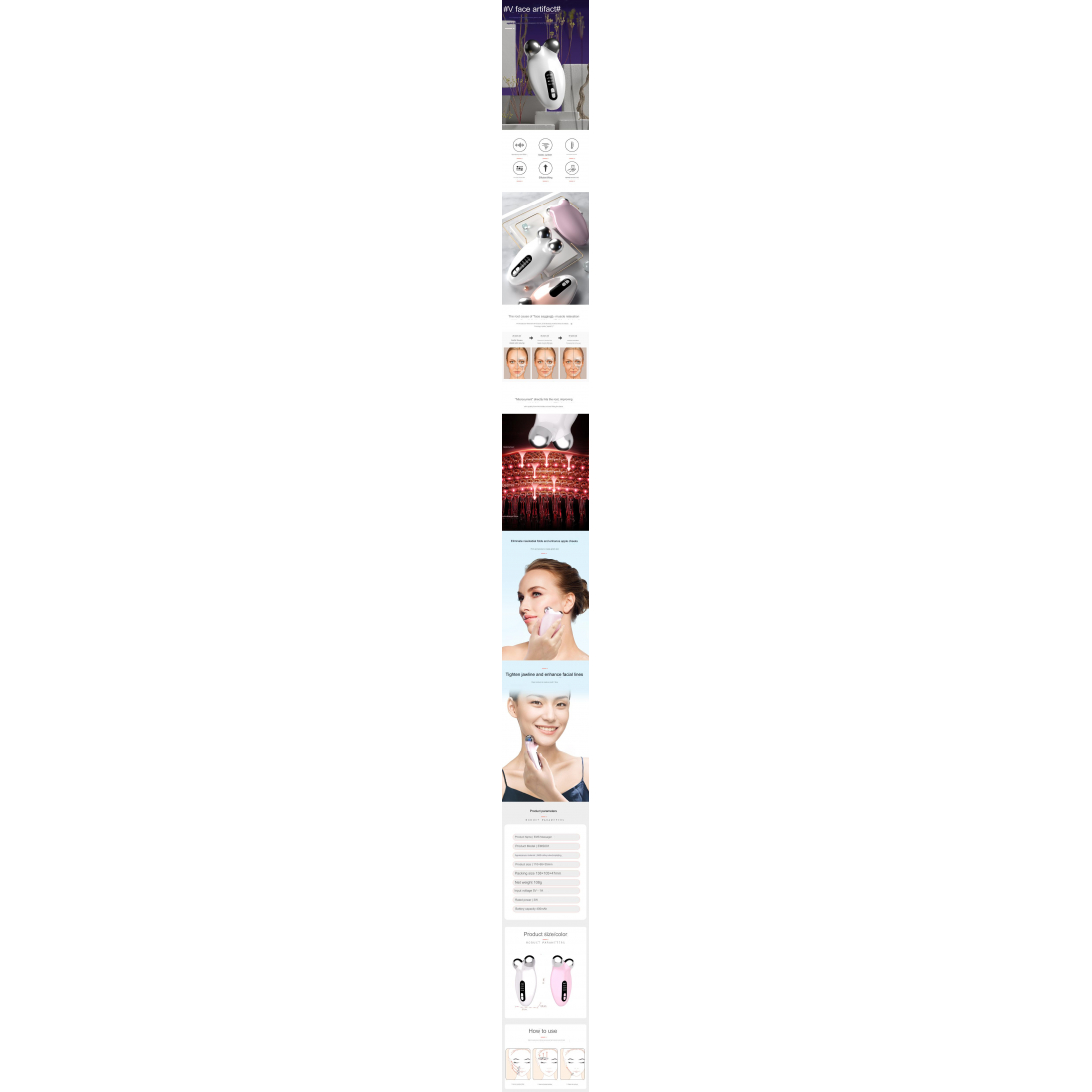 Lifting du visage 'Microcurrent Sculptor'