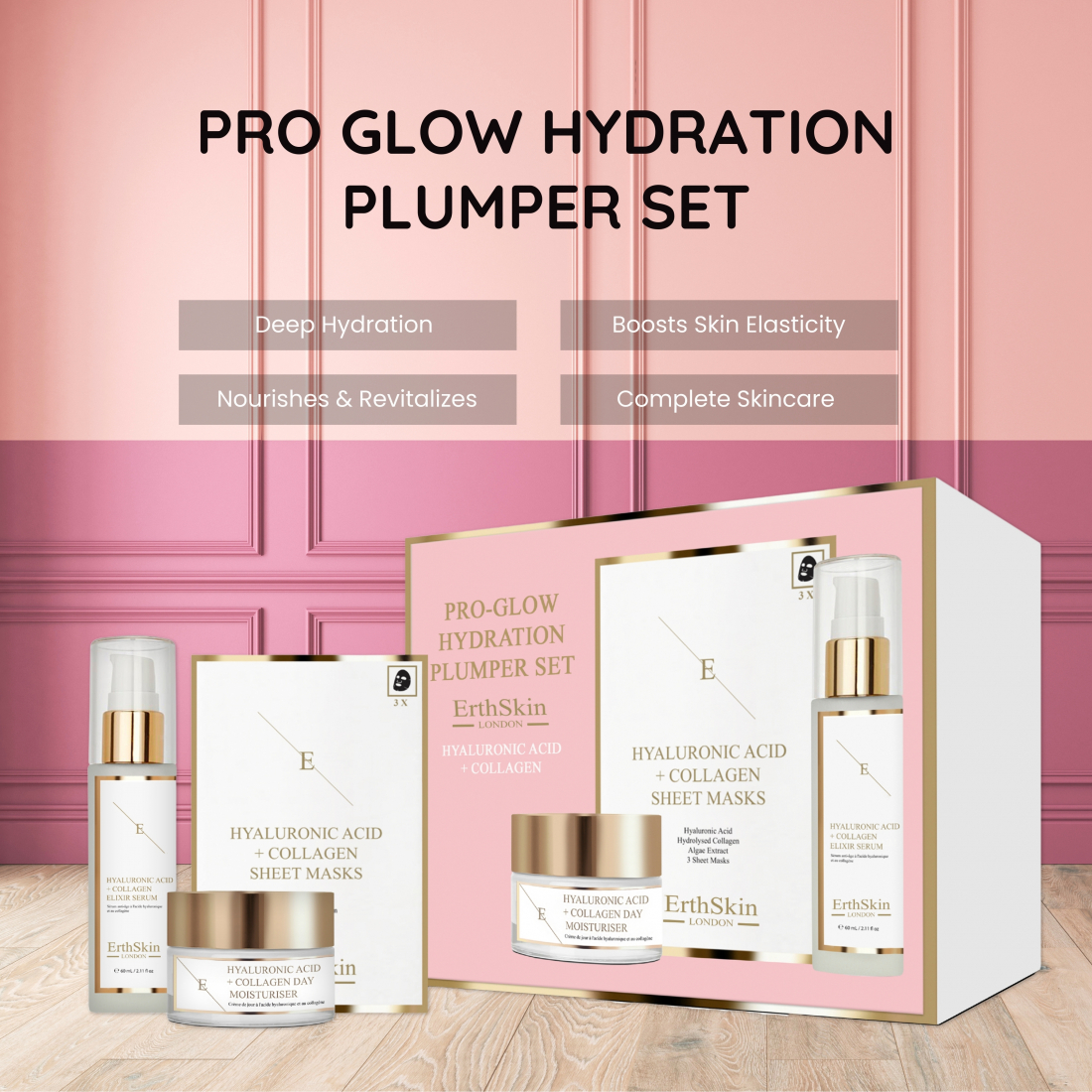 'Pro Glow Hydration' Lipgloss - 3 Stücke