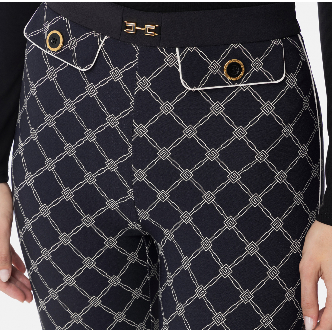 Women's 'Diamond Print' Trousers