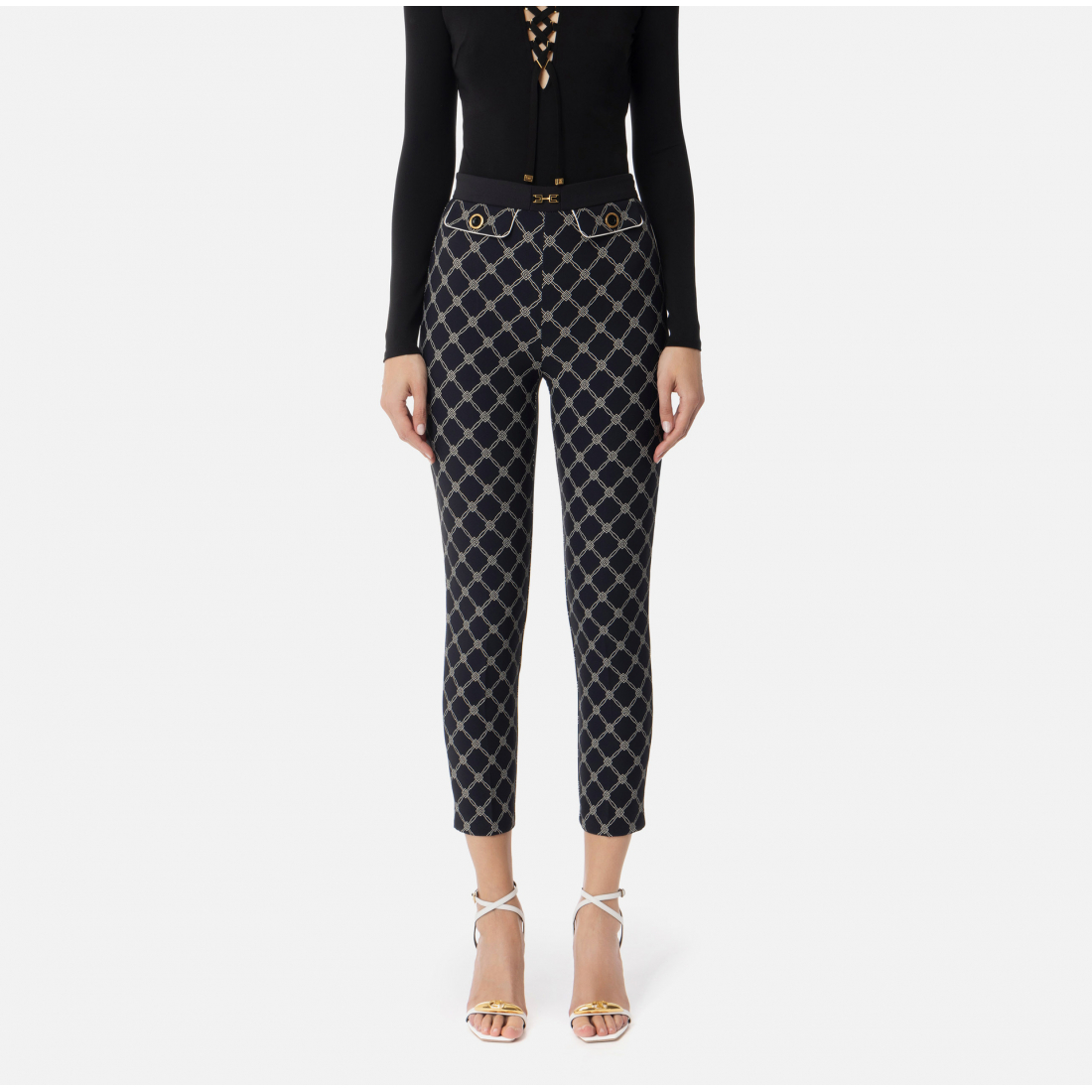 Women's 'Diamond Print' Trousers