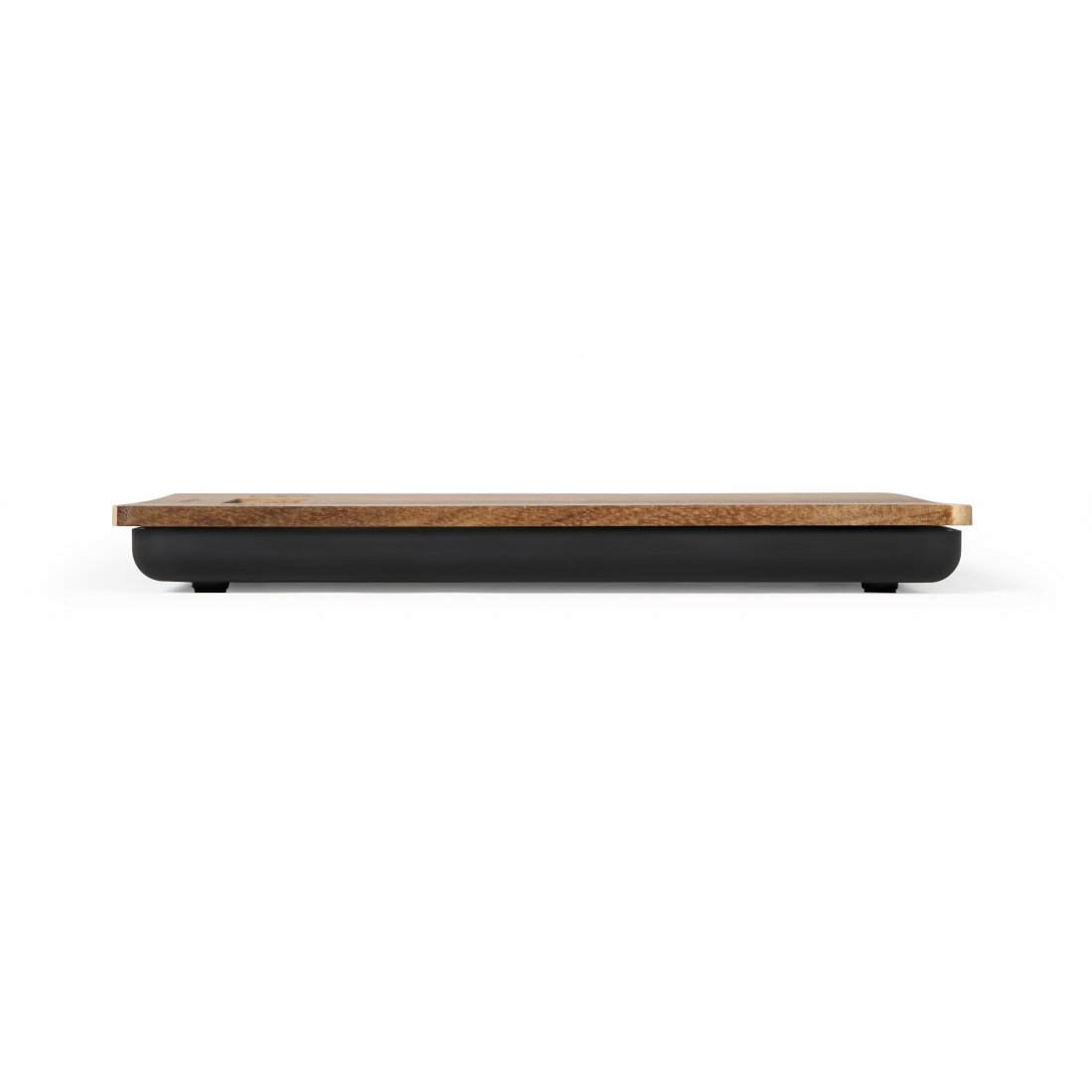 Balance de cuisine électronique en bois d'acacia