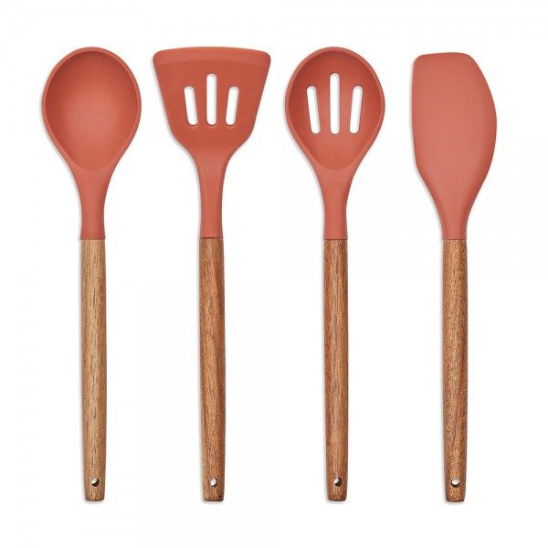 Set Of 4 Utensils With Pot