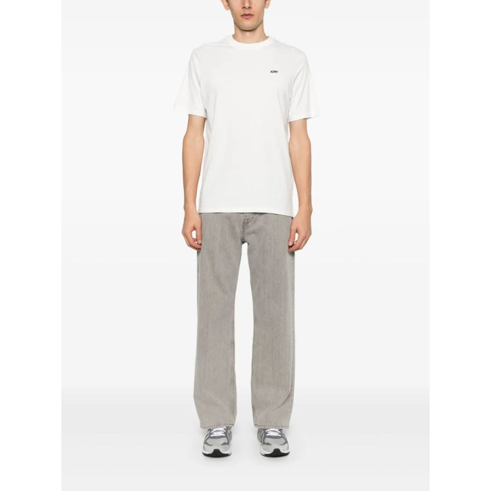 T-shirt 'Logo-Embroidered' pour Hommes