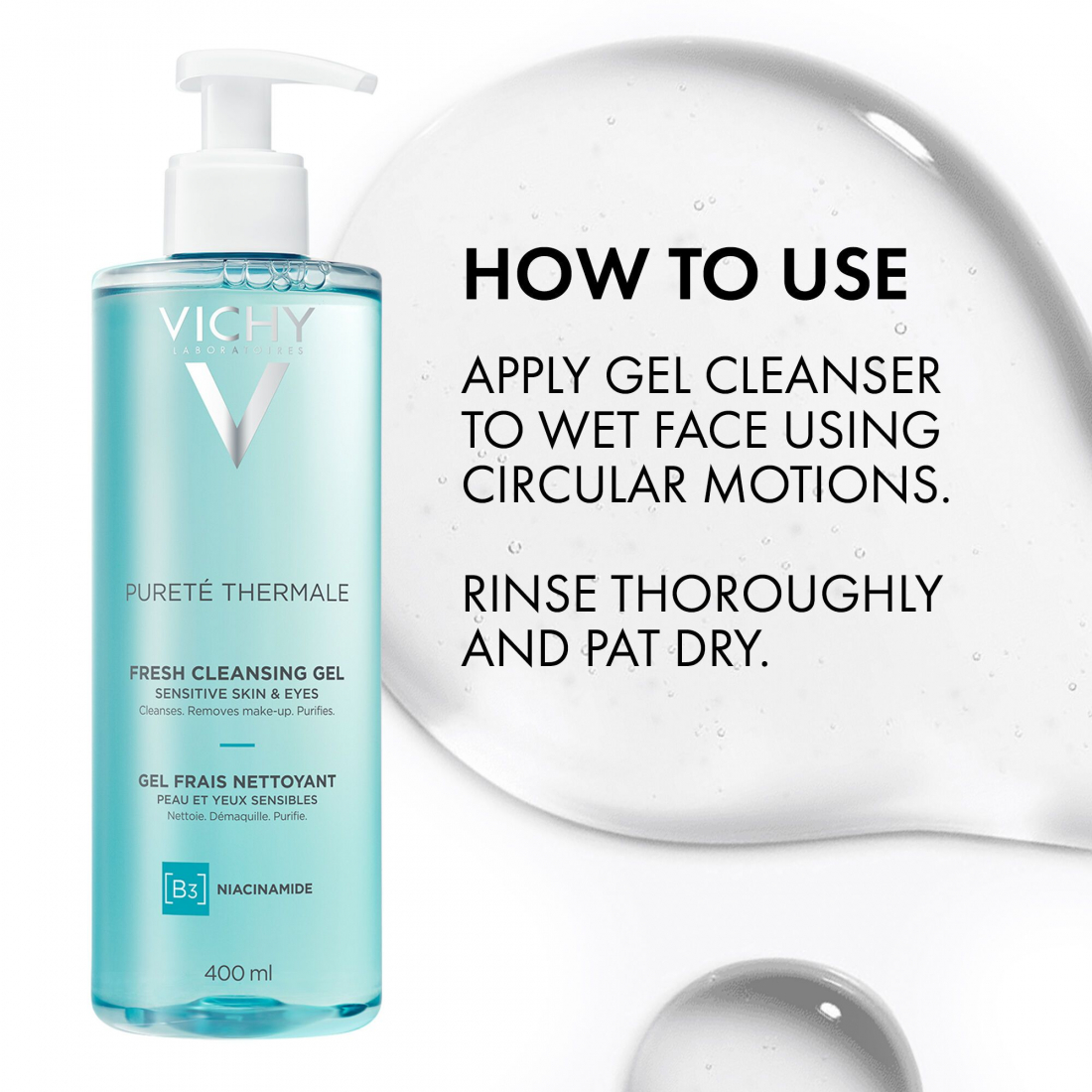 'Pureté Thermale Fresh' Cleansing Gel - 400 ml