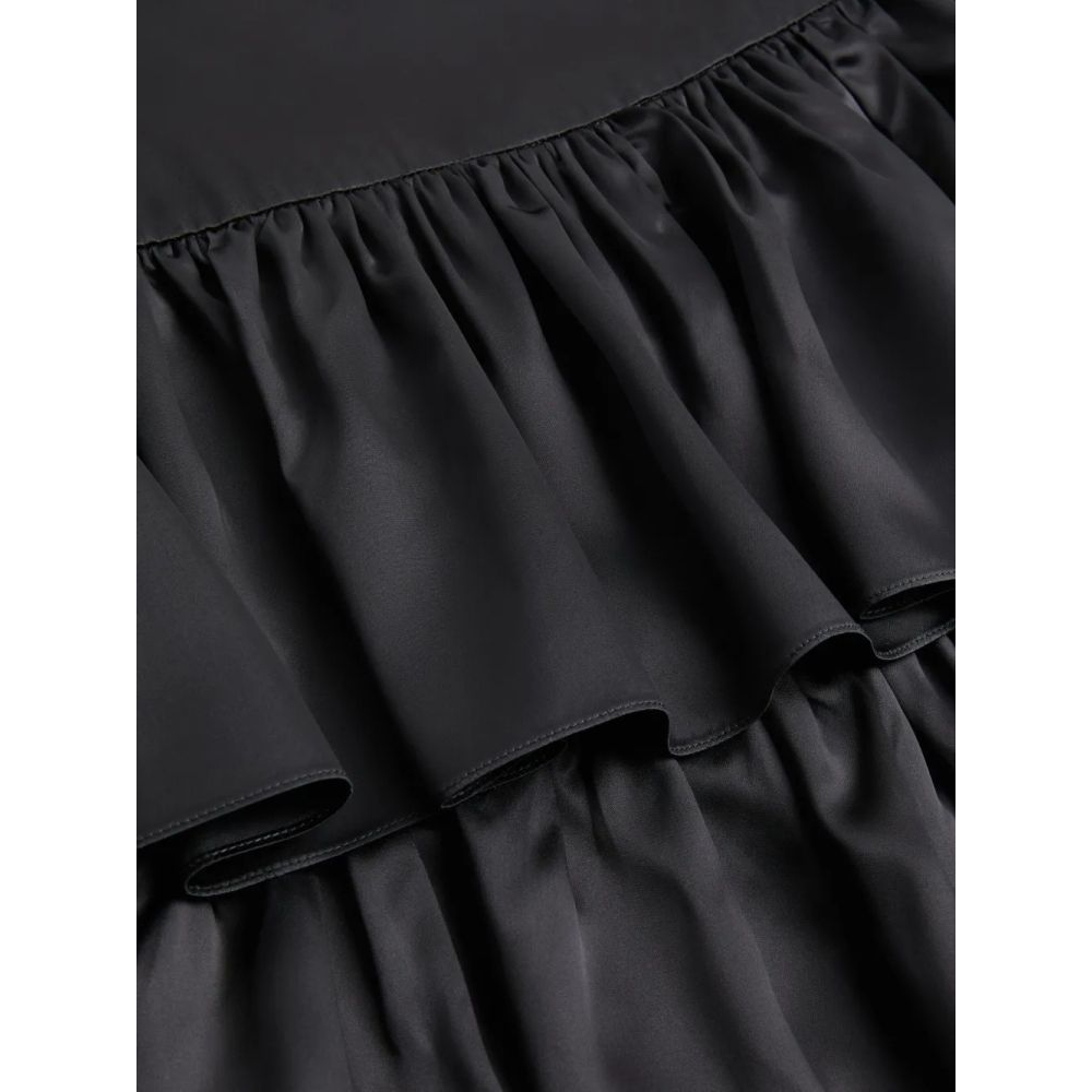 Jupe Midi 'Ruffled Taffeta' pour Femmes