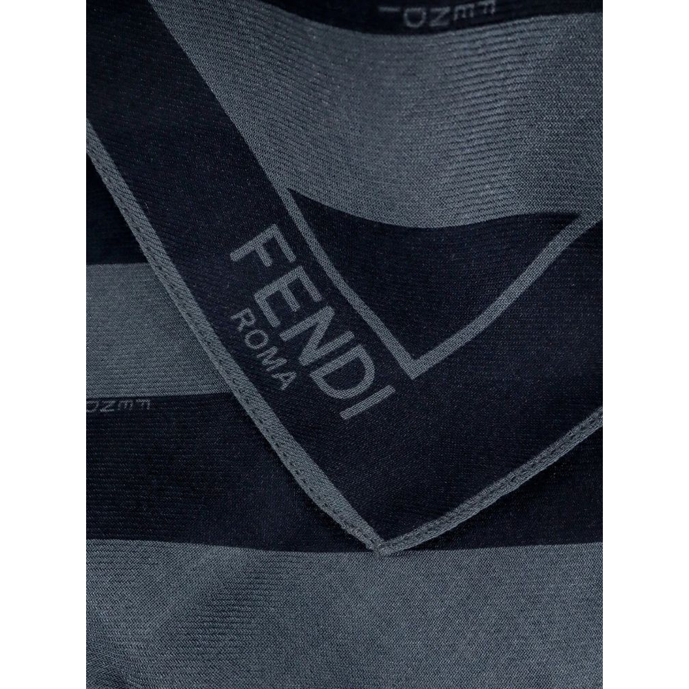 Écharpe en laine 'Diagonal Striped Maxi' pour Hommes